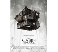 HSYIFF Impression sur toile Affiche Senza Cornice 60 * 80cm affiche The Cabin In The WoodMovie Horror Poster e Wall Art Modern Family camera da letto Decor