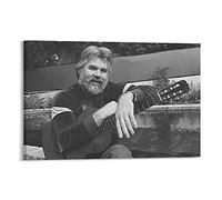 HSYIFF Impression sur toile Affiche Senza Cornice 60 * 80cm Cantante Kenny Rogers Poster e Wall Art Modern Family camera da letto Decor