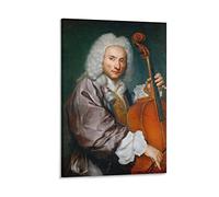 HSYIFF Tableau Toile Decoration Senza Cornice 50 * 70cm Antonio Vivaldi Art Retro Wall Art Dipinti famosi per la decorazione domestica dell'ufficio