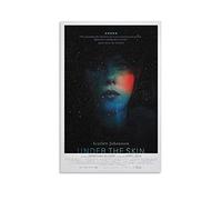HSYIFF Toile Peinture Senza Cornice 50 * 70cm Under The Skin 2013 Fantascienza Horror Film Pittura decorativa retrò Casa Camera da letto Decor