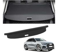 HSYJZSMY Coffre ArrièRe Auto RéTractable éTagèRes Pare-Soleils pour Audi RS Q8 SUV 2020,Cache Bagages Couverture Cargaison Coffre Housse Protection Accessoires