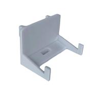 Hsylvanix Organisateur de souris pour panneau perforé avec deux, White | Conception de stockage montée sur panneau perforé, en forme pour la souris, emplacement dédié loin du