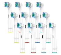 HSYTEK Lot de 12 brossettes de rechange compatibles avec les brosses à dents électriques Oral B