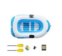 Hsyzygian Bateau gonflable pour enfants pour piscine et lac construit à partir de PVC robuste avec deux chambres à air et pagaies incluses Bateaux de piscine