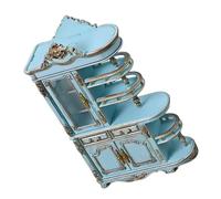 Hsyzygian Collectible 1:12 Maison de poupée victorienne Paravent Cabinet Modèle Figurine Artisanat Meubles avec affichage LED Scène Accessoires Miniature Européenne Maison de Poupée Meubles