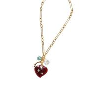 Hsyzygian Collier avec pendentif pratique en acier robuste avec des designs simples mais accrocheurs pour femme tendance, One Size, Comme décrit, Comme décrit.