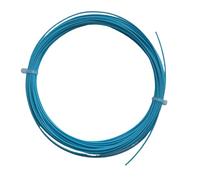 Hsyzygian Corde élastique pour raquette de tennis de 1,25 mm en polyester - Pour badminton - Pour entraînement primaire - Fil dur