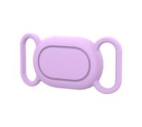 Hsyzygian Housse de protection en silicone pour localisateur, anti-rayures, souple, souple, étanche, traqueurs anti-perte, fixation de collier