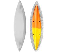 Hsyzygian Housse de protection imperméable et antidérapante pour kayak de plage, camping, planche de surf, bateau, tissu Oxford durable, résistant à la poussière avec cordon de serrage élastique