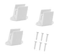 Hsyzygian Lot de 3 supports de manivelle multi-usages pour store enrouleur Blanc