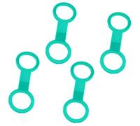 Hsyzygian Lot de 4 clips de fixation en silicone pour tuba