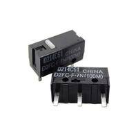 Hsyzygian MicroHot D2FC-F-7N Lot de 2/10 micro-interrupteurs à bouton 3 broches 0,74 N 100 millions de boutons de frettage