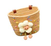 Hsyzygian Panier de vélo réglable en corde souple tissée pour garçons et filles - Pour guidon avant - Tricycles tissés
