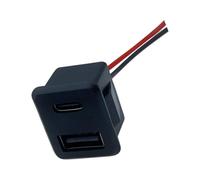 Hsyzygian Prise de courant USB et de type C pour économiser de l'espace avec une large compatibilité avec divers câbles d'extension USB électroniques