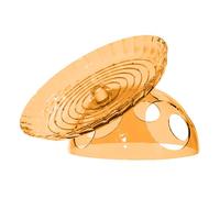 Hsyzygian Soucoupes volantes ergonomiques roue grand diamètre silencieux coureur hamster transparent roue de course jouet maison hamster course disque jouet