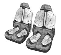 HSZSQZWH Brooklyn Bridge Lot de 2 housses de siège de voiture compatibles avec la plupart des voitures, camions, SUV ou camionnettes
