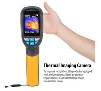 HT-02D Caméra Thermique Portable,Thermomètre à Infrarouge IR Affichage couleur,Résolution 1024p
