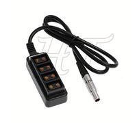 HT 12V 3-Pin 4 Port D-tap Power Splitter pour Steadicam Zephyr Archer2 Femelle P-tap Hub Cable