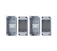 HT-3 Lot de 2 boîtes de distribution étanches IP65 pour usage industriel, construction ABS/PC, 153 x 72 x 90 mm