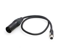 HT-cable TVLogic Alphatron EVF Câble d'alimentation XLR 4 broches vers mini XLR 4 broches 50,8 cm