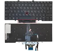 HT-ImEx - Clavier allemand avec éclairage, compatible avec souris et clavier NSK-EW0BC, P/N : PK132FB1A16, P/N : 7XH1W.