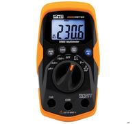 HT Instruments Multimètre numérique IRONMETER TRMS CAT III 600 V Affichage 4000 points Lampe LED