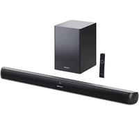 Ht-Sbw202 Barre De Son 2.1 Avec Caisson De Basses Sans Fil, Bluetooth, Hdmi Arc/Cec, Lecture Usb, 200 W, Audio Optique Numérique, Aux, 92 Cm, Noir
