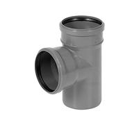 HT System | Dérivation des eaux usées Gris DN 50 75 110 (DN 110 90°)