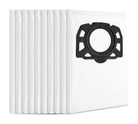 HT TopHinon Lot de 10 Sacs d'aspirateur Sacs Filtre compatibles pour Karcher 2.863-006.0 WD4 WD5 WD6 WD5P WD6P Premium MV4 MV5 MV6 KWD4 KWD5 KWD6 KNT4 sacs filtrants pour aspirateur humide et sec