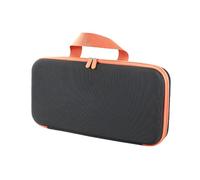 HT01 - Trousse de voyage - Solution de rangement sûre - Sac de transport léger - Sac de rangement portable pour cheveux - Noir/orange, noir/orange