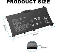 HT03XL HTO3XL L11119-855 Laptop Battery for HP 14M-DH0003DX 14M-DH1003DX 15T-DA000 15T-CS200 15-CW1XXX 15T-CS300 Pavilion 15-DA 15-DB 15-DY 14-DY 14-DB CE 14-CE 15-7-BY 17