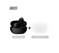 (HT07 Noir avec étui) Casque sans fil HT07 ANC Écouteurs TWS antibruit 40 dB 6 micros Appel HD AI Bluetooth 5.2