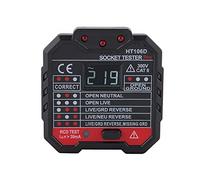 Ht106D Multi Function Electric, Testeur Habotese Advanced Rcd Electric Socketauto Neutral Habotest Ht106D Socket Tester Mains Fault Checker Tool EU Plug (Norme européenne HT106D)