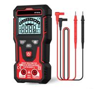 HT161A Multimètre numérique avec plage automatique intelligente 4000 | Détection NCV CAT II écran LCD rétroéclairé pour tension AC/DC résistance continuité diode test électricien