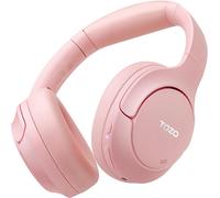 Ht2 Casque Bluetooth Sans Fil Ecouteurs Bluetooth 5.3 Avec Anc Hybride Hi-Res Audio Et Origx Acoustique 40Mm Contrôleur Eq Ajustement 60H D'Autonomie 3.5Mm Aux Audio Câble Et Usb Type C Rose