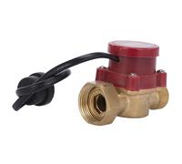 HT300 G3/4 Connecteur de tuyau de contrôle de pression d'eau automatique en laiton - Débitmètre - Interrupteur - Pompe de surpression - Capteur de chauffage solaire de 300 W (HT-300 26 mm-26 mm)