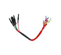 HT306 Câbles de dérivation automobile à 6 voies pour diagnostic OBD2 - Sondes de test de perçage de fil avec 4 tailles de bornes pour l'analyse du signal de capteur dans les ateliers de réparation