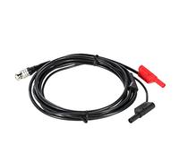 HT30A Câble de test BNC vers double fiche banane de 4 mm, ligne de test de signal automatique de 3 mètres compatible avec les instruments de mesure automobiles et les
