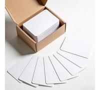 HT4168 Lot de 100 cartes d'identité RFID basse fréquence 125 kHz avec taux de bauds de 106 K, 100 000 cycles d'effacement/d'écriture, pour contrôle d'accès, gestion des actifs, clé d'hôtel CardIot et