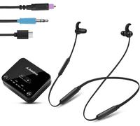 Ht4186-Q - Casque Sans Fil Pour Tv Avec Transmetteur Bluetooth, Ecouteur Bluetooth Pour Télévision, Support Audio Optique, Aux 3.5Mm, Plug & Play, Low Latency Longue Portée