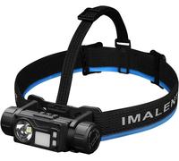 Ht50 Lampe Frontale Led Usb C Rechargeable, 3000lm Super Lumineux Léger Torche Frontale Led Puissante Avec Voyant Rouge,Interrupteur À Glissière,Ip66 Étanche Pour Course A Pied/Urgence