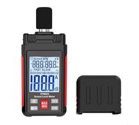 HT602A Sonomètre avec écran LCD rétroéclairé Mesure le bruit, la température et l'humidité pour une évaluation environnementale précise