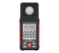 HT603 Illuminomètre numérique avec sonde rotative à 180 degrés et grand écran LCD de mesure de la lumière jusqu'à 200 000 lux et température ambiante et humidité
