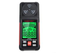 HT627 EMF Meter Détecteur de rayonnement de champ électromagnétique professionnel, testeur de champ magnétique et électrique AC à 3 axes, analyseur de micro-ondes RF 50 MHz-3,5 GHz avec alarme sonore