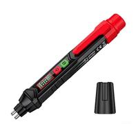 HT662 Stylo de test de liquide de frein avec sonde métallique haute sensibilité et affichage numérique 0-4 %, compatible avec DOT3/DOT4/DOT5.1, avertissement acoustique/optique