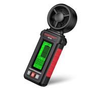 HT76 Anémomètre numérique portatif de haute précision, compteur de vitesse du vent pour drone de voile en plein air, jauge de mesure météo en vol