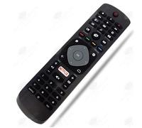 HTBE® Convient à la télécommande de décodeur de réseau de télévision intelligente Philips, télécommande noire à réponse rapide et s