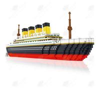 Htbe® Ensemble De Blocs De Construction De Modèle De Bateau De Croisière 3800 Pièces De Jouets De Blocs De Construction Jouets Éduca