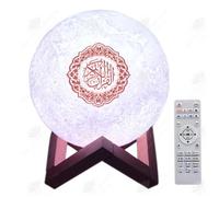 HTBE® Télécommande colorée haut-parleur bluetooth lumière de lune créative chevet LED petite lampe de table chargeant la veilleuse
