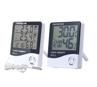 HTC-1 HTC-2 HTC-2 Thermomètre hygromètre numérique LCD électronique pour intérieur et extérieur